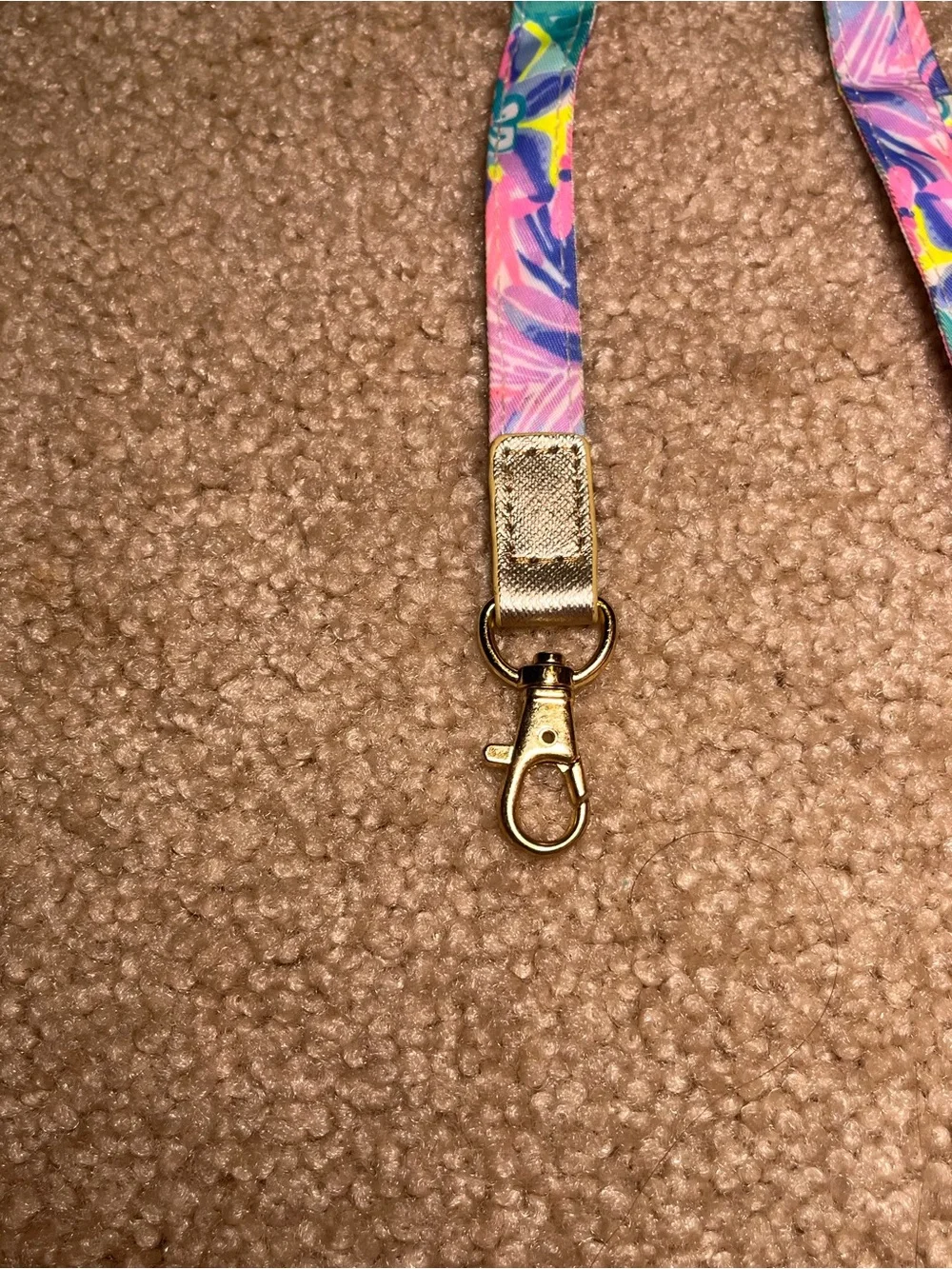 Lilly Pulitzer Cute Lanyard for ID Badges and Keys, Womens Lanyard Keychain